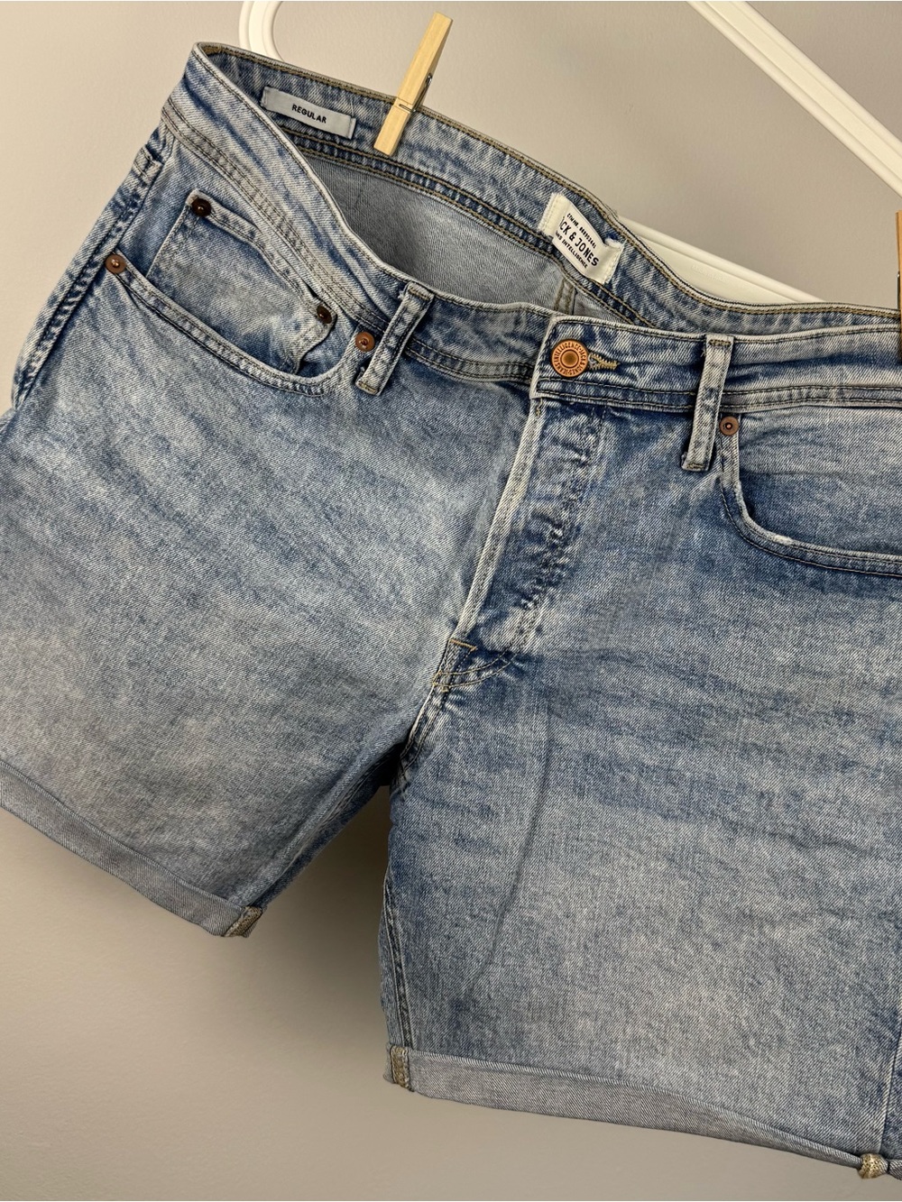 Jack & Jones Denim Shorts – Men’s XL (Fits Smaller)